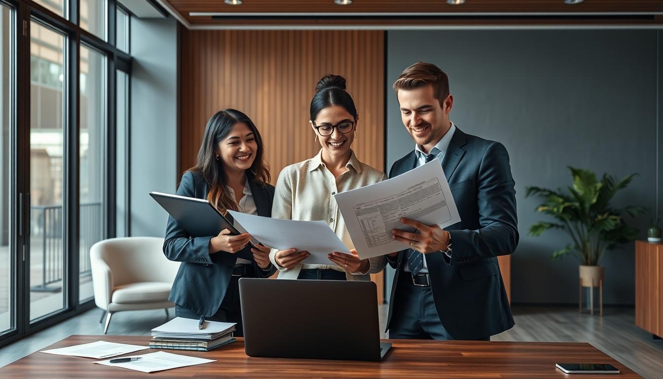 Business contract documents